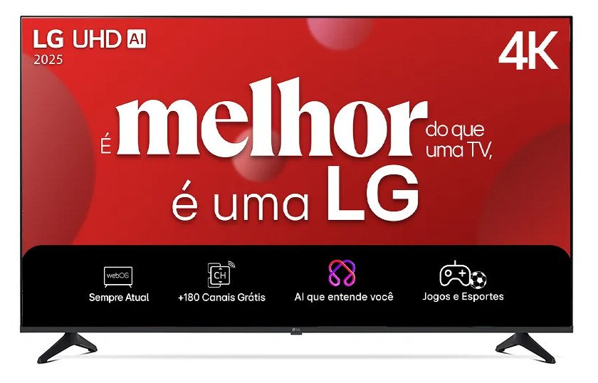 Transforme sua sala com a *Smart TV 4K 65" LG UHD 65UA75*! 📺✨